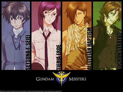 Online crop | HD wallpaper: anime, Mobile Suit Gundam 00, Setsuna F. Seiei, Lockon Stratos ...