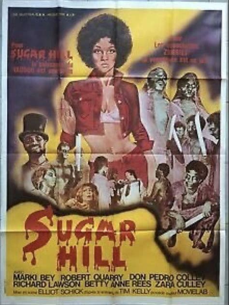 SUGAR HILL Released March 20, 1974 Starring Marki Bey, Robert Quarry, Don Pedro Colley | Vintage ...