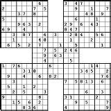 Free Printable Samurai Sudoku Puzzles