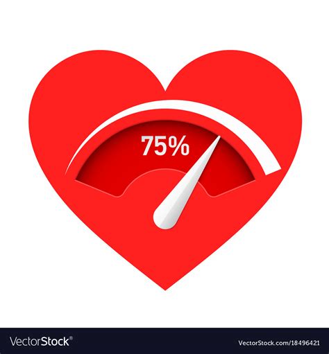 Love meter Royalty Free Vector Image - VectorStock