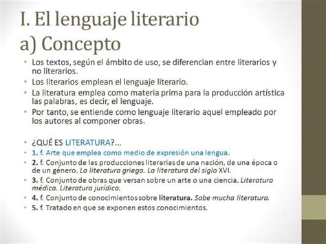 ¿Qué es el lenguaje literario y cuáles son algunos ejemplos ...