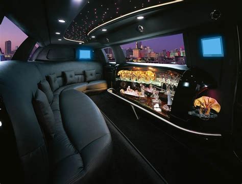 SPORTS CARS: limousine interior photos