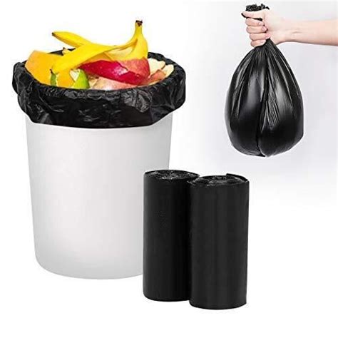 Small Trash Bags, 100 Count 4 Gallon Garbage Bags [Extra Black-A-4 Gallon | eBay | Trash bags ...