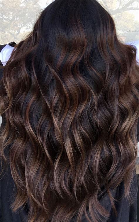 Dark Chocolate Brown Hair Color Ideas