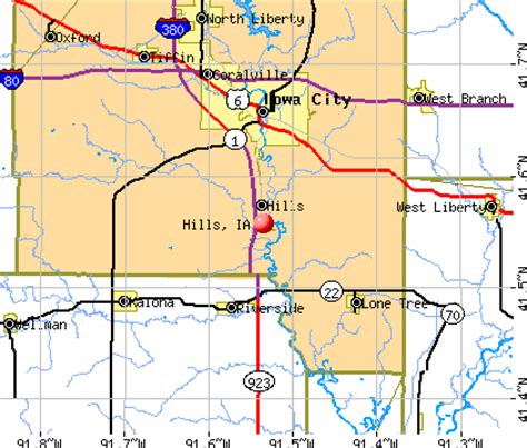 Hills, Iowa (IA 52235, 52327) profile: population, maps, real estate ...