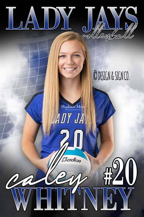 VOLLEYBALL TEMPLATE Photoshop Sports Senior Banner Template ...