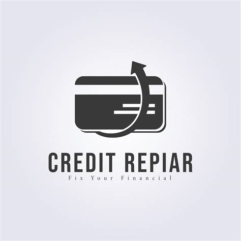 credit repair service vintage logo vector illustration design 11341268 Vector Art at Vecteezy