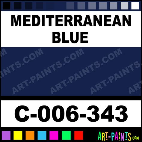 Mediterranean Blue Stains Ceramic Porcelain Paints - C-006-343 ...