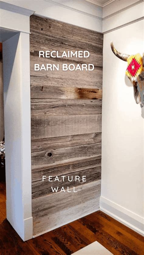 Wood Wall // Accent Wall // Barn Wall in 2023 | Reclaimed wood accent ...