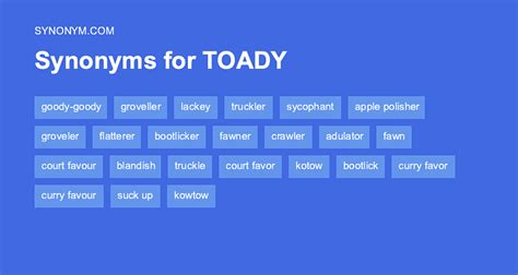 Another word for TOADY > Synonyms & Antonyms