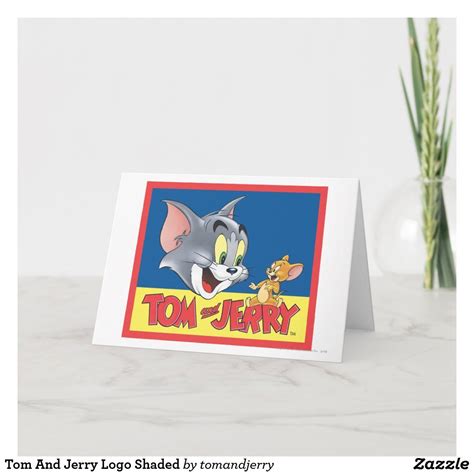 Tom And Jerry Logo Shaded Card | Zazzle | Tom and jerry, Shade card, Tom and jerry cartoon