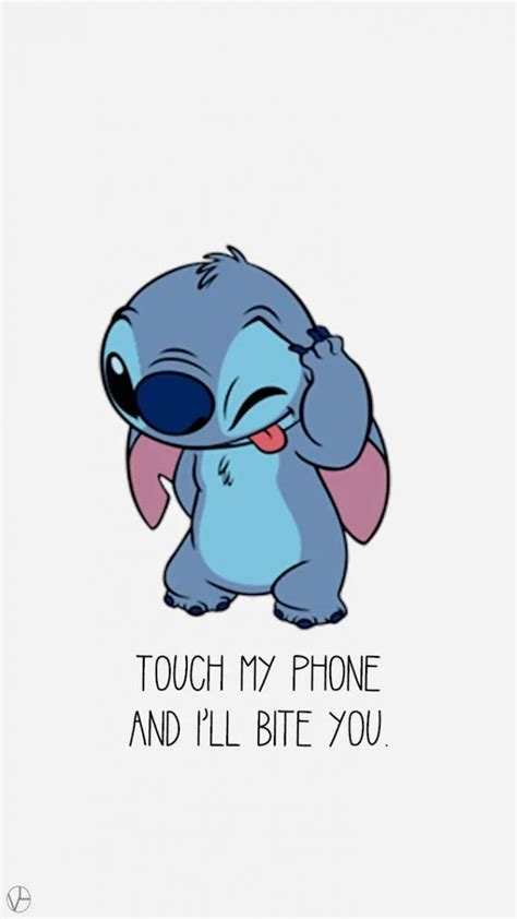 Download Bashful Kawaii Stitch Wallpaper | Wallpapers.com