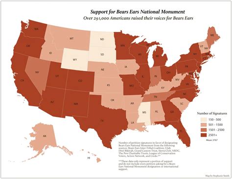 Support for Bears Ears National Monument Map | Grand Canyon Trust