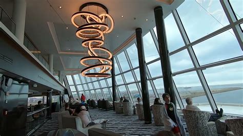 Norwegian Bliss Observation Lounge April 2022 - YouTube