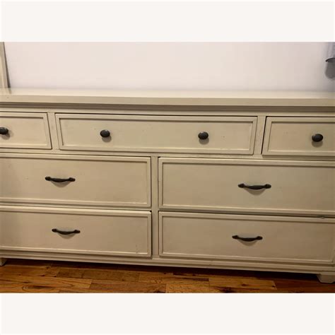 Ethan Allen White Double Dresser - AptDeco