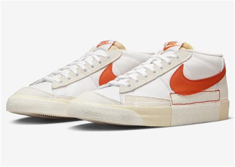 Nike Blazer Low Pro Club White Orange FJ3694-101