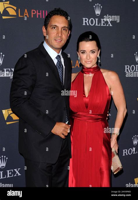 Kyle Richards and her husband at the Los Angeles Philharmonic opening night gala in Los Angeles ...