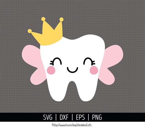 Princess Tooth Fairy Svg