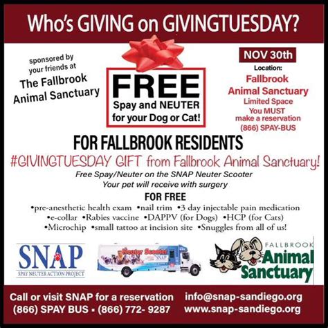 Free Spay and Neuter for your dog or cat! REGISTER NOW! - Fallbrook ...