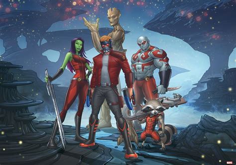 Download Drax The Destroyer Rocket Raccoon Groot Star Lord Gamora Comic Guardians Of The Galaxy ...