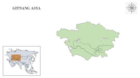 Gitnang Asya in 2022 | World map, Map, Diagram