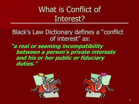 PPT - Conflicts of Interest PowerPoint Presentation, free download - ID ...