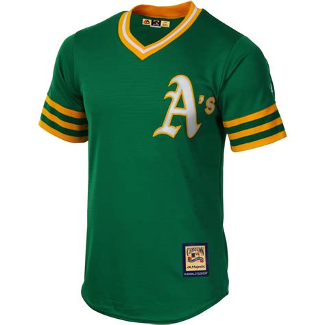 Majestic Oakland Athletics Green Cooperstown Cool Base Team Jersey