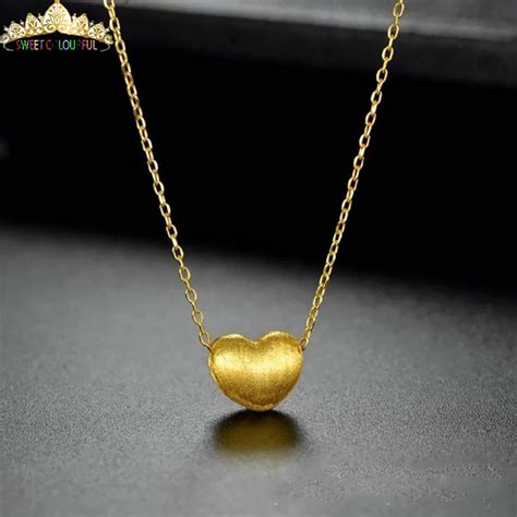 Jewelry 24K gold 3D/999% gold Necklace Color Necklace Wedding gifts ...