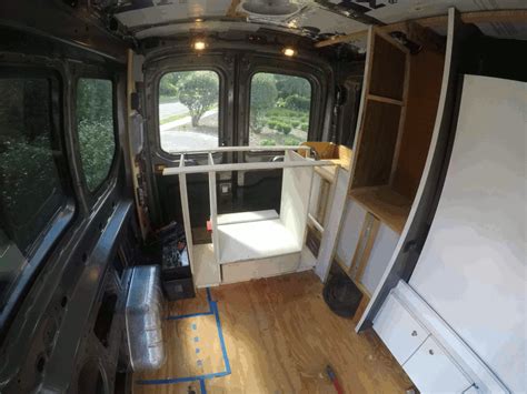 The Shower-in-a-Drawer is taking shape. | Cargo van conversion, Van conversion, Van life