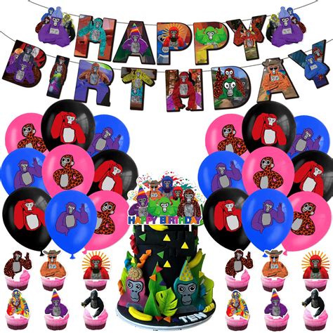 Buy Gorilla Tag Birthday Party Decorations Gorilla Tag Party Supplies ...