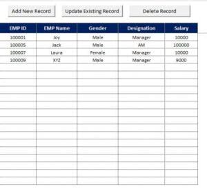 Data Entry Form in Excel - PK: An Excel Expert