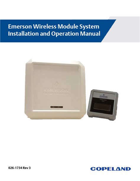 1734 R3 Wireless Module System User Guide | Installation & Operation Manual