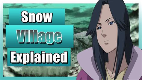 Village Hidden In The Land Of Snow Explained (naruto) - YouTube