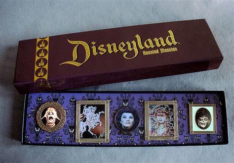 disneyland the haunted mansion 50th anniversary disney pin set - town ...