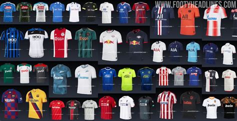 OVERVIEW: All 32 Teams' 2019-20 UEFA Champions League Kits - Footy ...