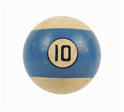 No. 10 Pool Ball Brunswick Ivorylene Billiard Ball 2.25 | Etsy