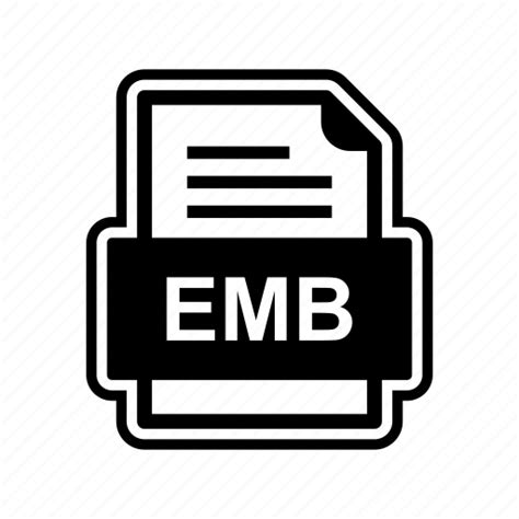 Document, emb, file, format icon - Download on Iconfinder