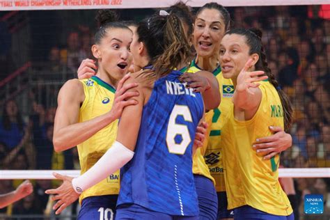 2022 Volleyball Women's World Championship final: Brazil vs. Serbia-Xinhua