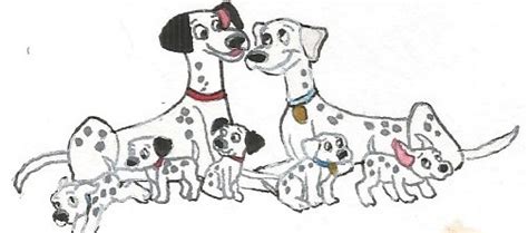 Pongo, Perdita, and the puppies by brazilianferalcat on DeviantArt