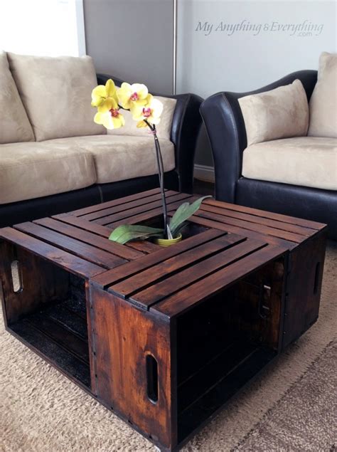 11 DIY Wooden Crate Coffee Table Ideas