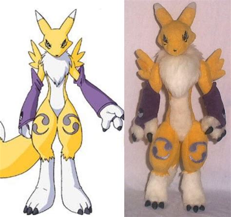 Digimon Renamon plush by YutakaYumi on DeviantArt