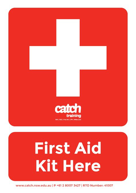 First Aid Kit Sign Printable