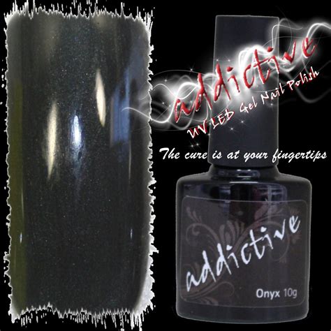 Addictive UV LED Gel Nail Polish - Onyx