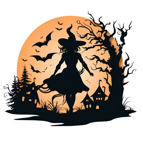 witch vintage halloween ai generative 28131183 PNG