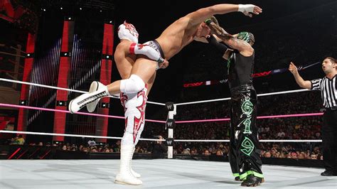 Rey Mysterio & Sin Cara vs. Team Rhodes Scholars - WWE Tag Team ...