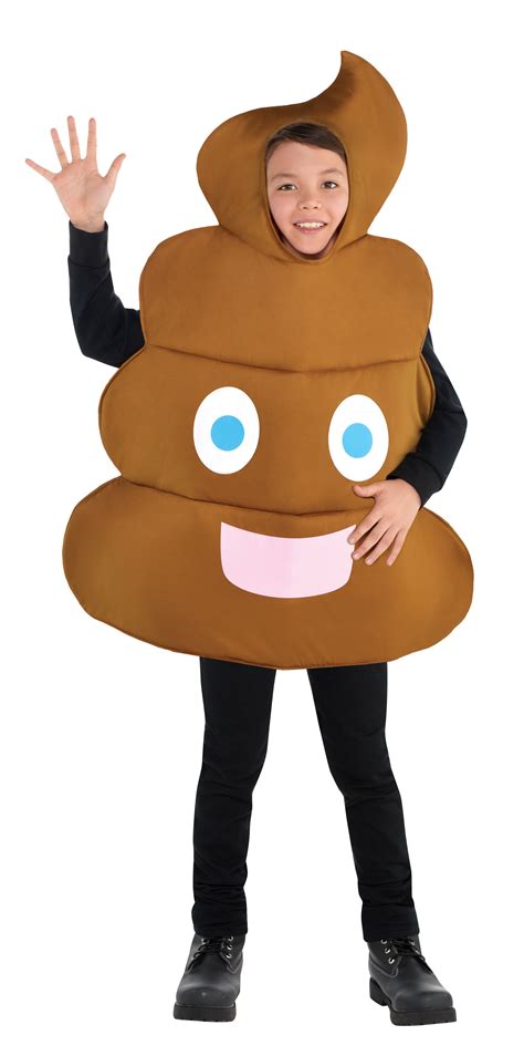 Poop Emoji Costume Kid