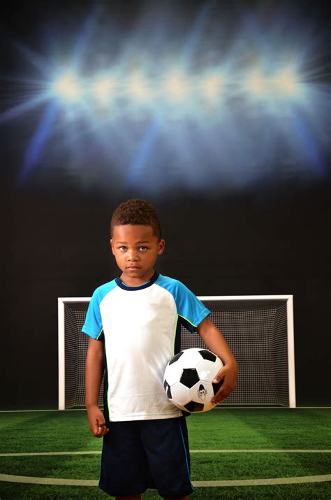 Soccer Portrait featuring Soccer Goal Printed Backdrop | Soccer goal ...