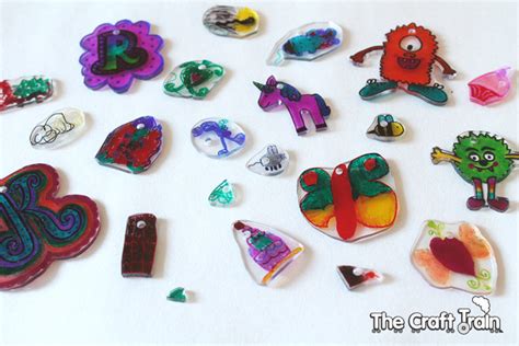 Shrink art charms - The Craft Train