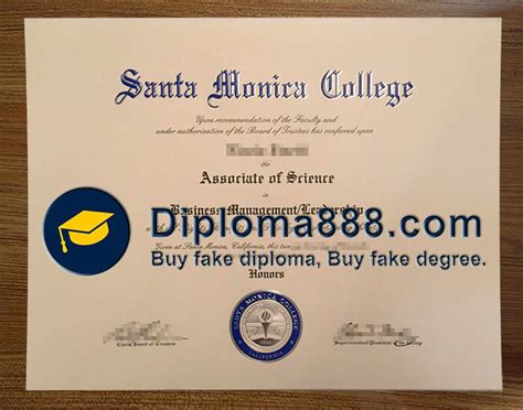 I Would like to get a fake Santa Monica College degree online.