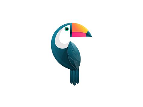 Toucan Logo by Yusup Saputra on Dribbble